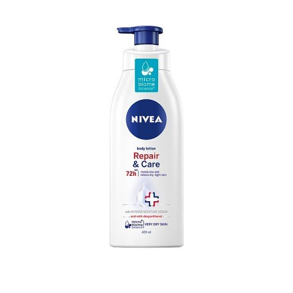 NIVEA Repair & Care 72h Body Lotion for Very Dry Skin 400ml GOODS Superdrug   