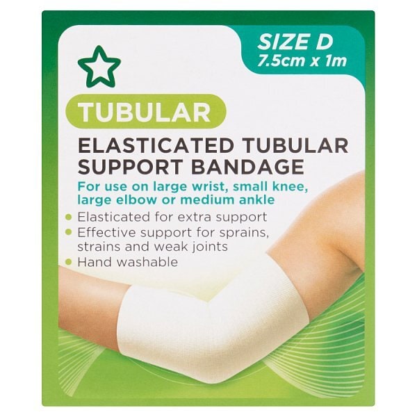 Superdrug Tubular Bandage Size D 7.5cm x 1m GOODS Superdrug   