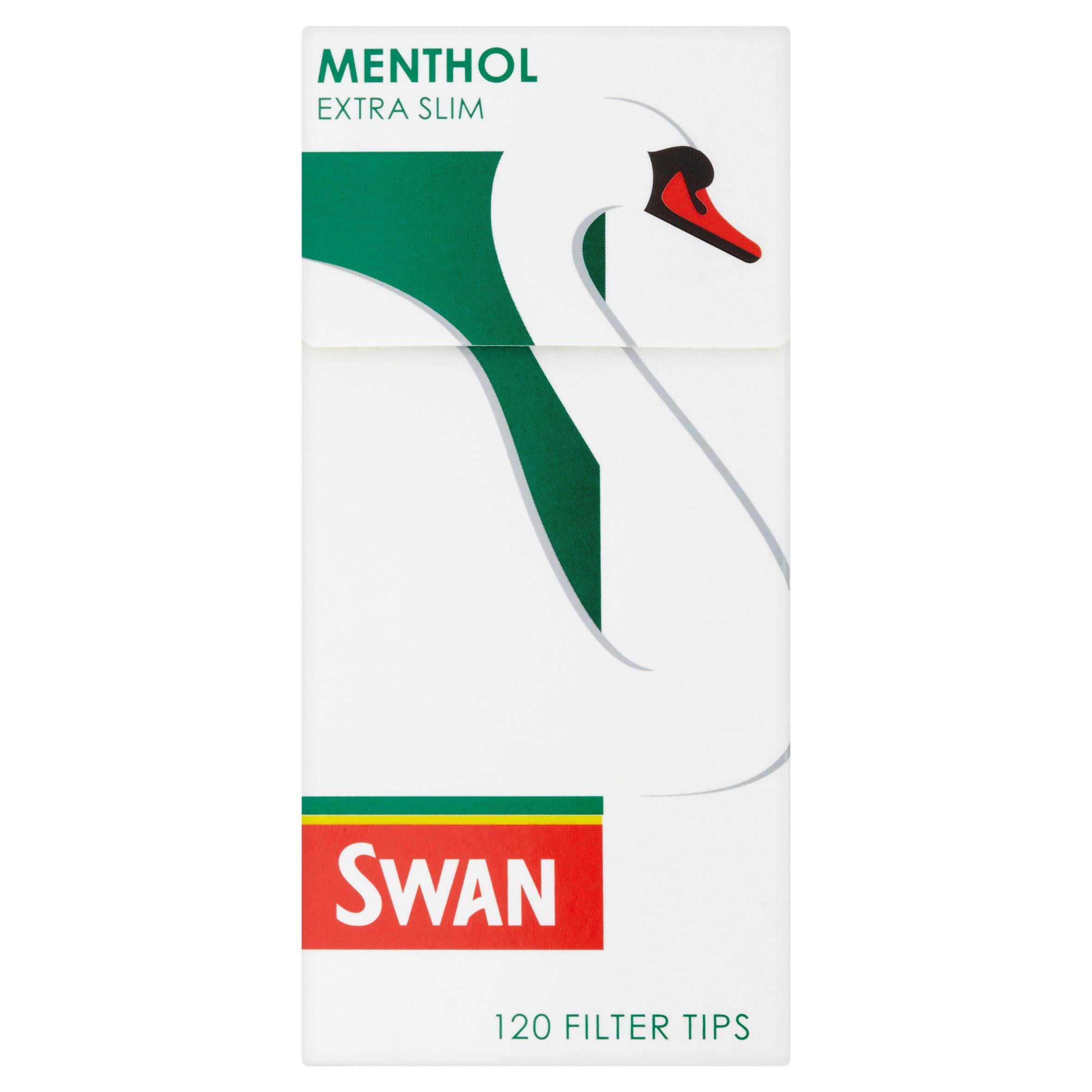 Swan Menthol Extra Slim Pre Cut Filter Tips x120 GOODS Sainsburys   