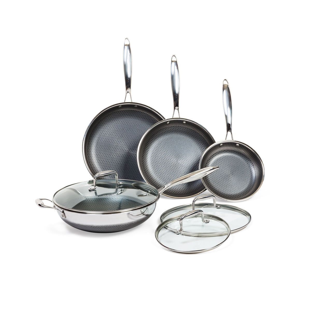 PRO STEEL Fusion 7 Piece Cookware Set GOODS Costco UK