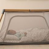 Tutti Bambini CoZee Go Day & Night Travel Cot Bundle, Oak & Charcoal Finish GOODS Costco UK