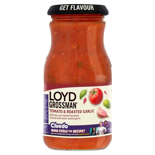 Loyd Grossman Tomato & Roasted Garlic Pasta Sauce   350g GOODS M&S   