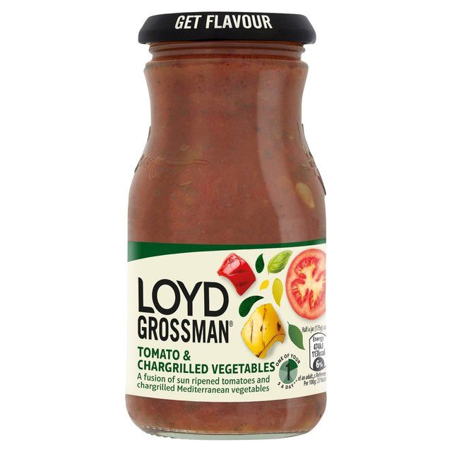 Loyd Grossman Tomato & Chargrilled Vegetable Sauce   350g