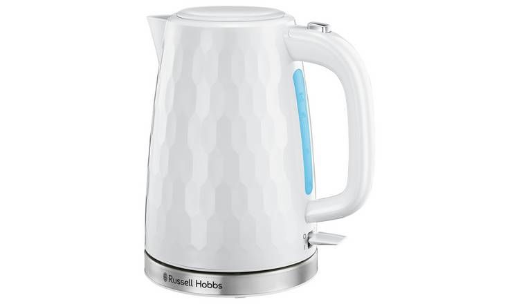 Russell Hobbs Honeycomb White Plastic Kettle 26050