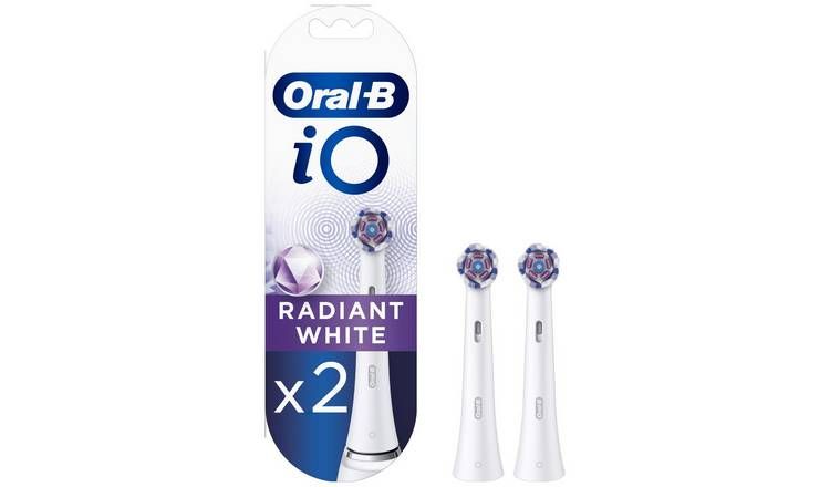 Oral-B iO Radiant White Electric Toothbrush Heads - 2 Pack GOODS Argos