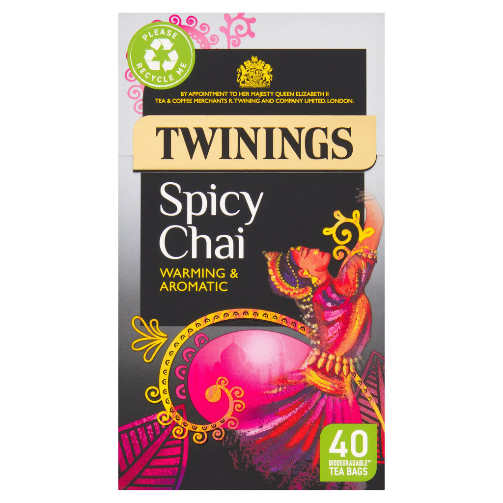 Twinings Spicy Chai Plant-Based Tea Bags 100g x40