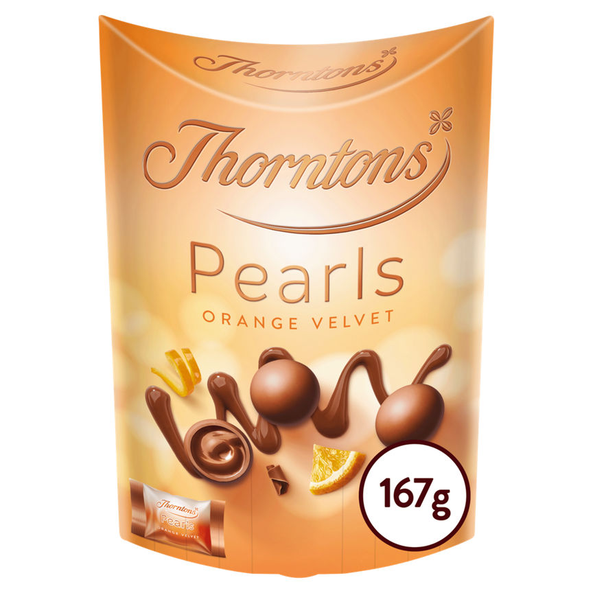 Thorntons Pearls Orange Velvet 167g