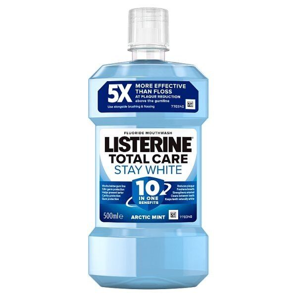 Listerine Stay White Arctic Mint Mouthwash 500ml