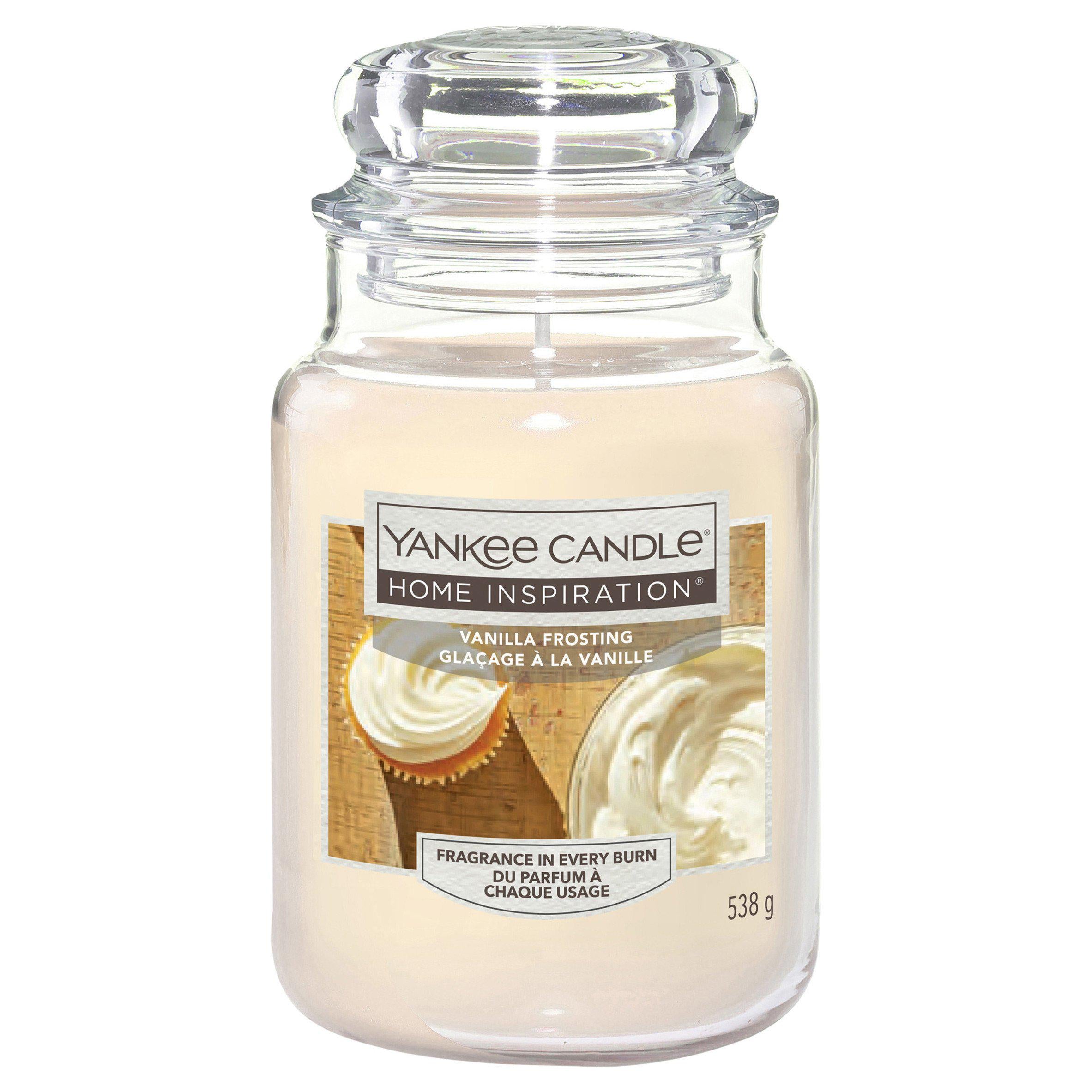 Yankee Home Inspiration Large Jar Candle - Vanilla Frosting Aircare Sainsburys   