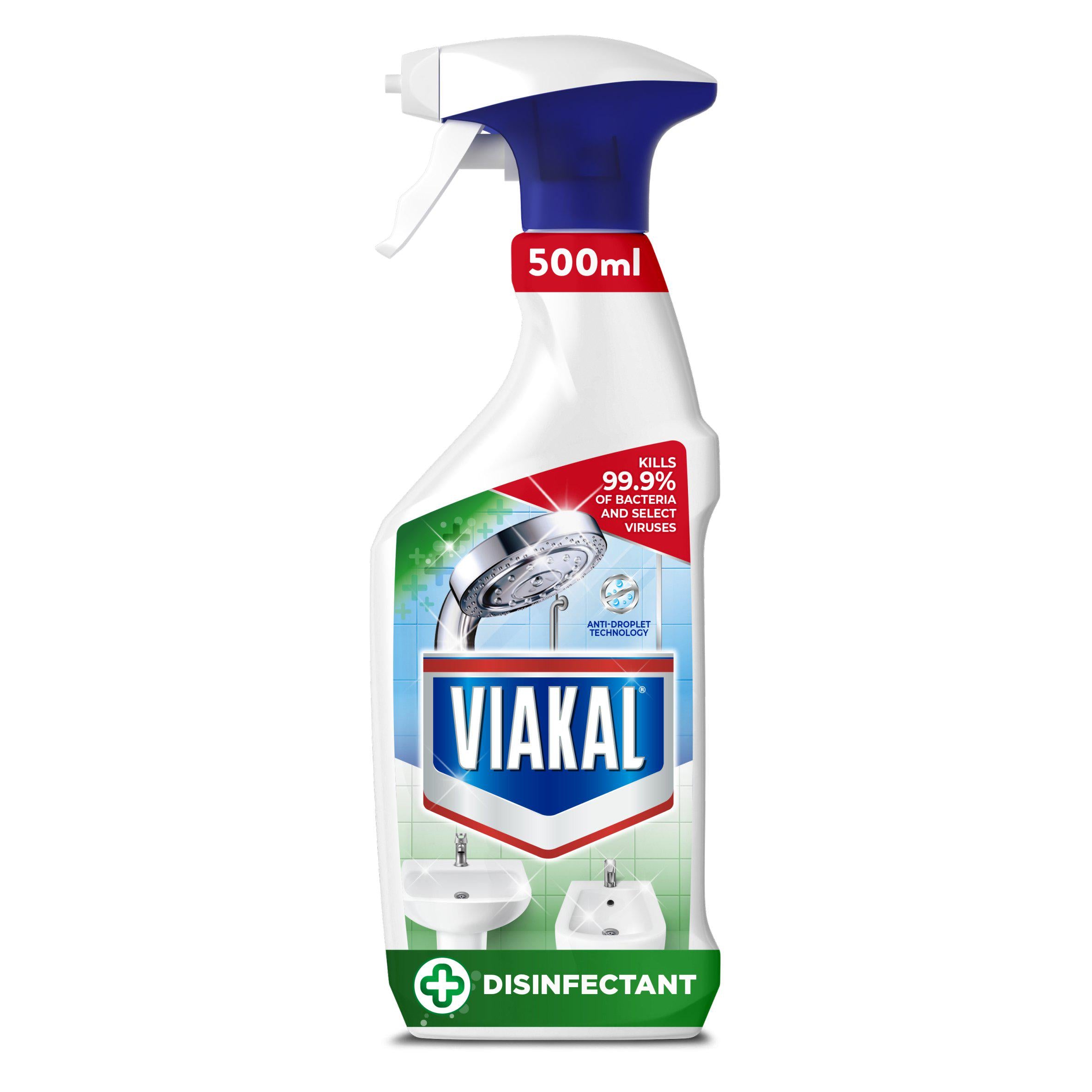 Viakal Limescale Remover Disinfectant Spray 500ml Kitchen & oven cleaners Sainsburys   