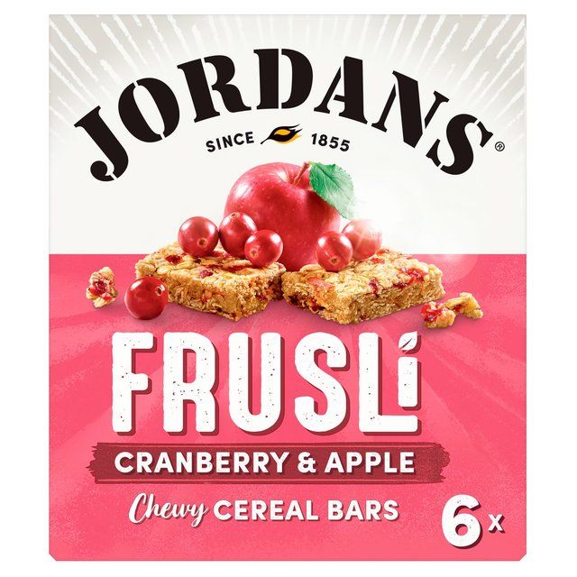 Jordans Cranberry &amp; Apple Frusli Cereal Bars   6 x 30g