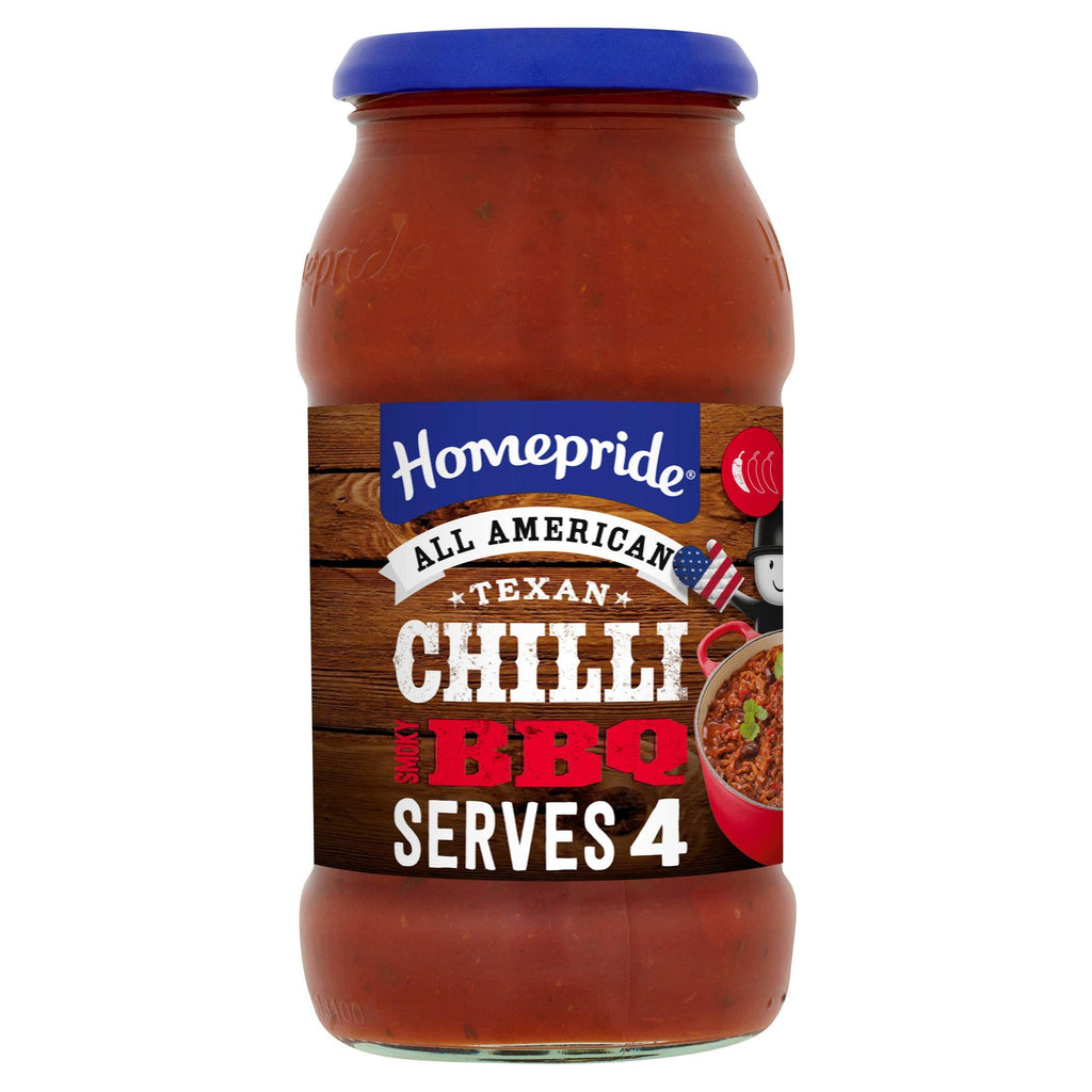 Homepride American Texan Chilli Smoky BBQ Cooking Sauce 500g