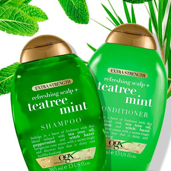 OGX Refreshing Scalp+ Teatree Mint Conditioner 385ml GOODS Superdrug   