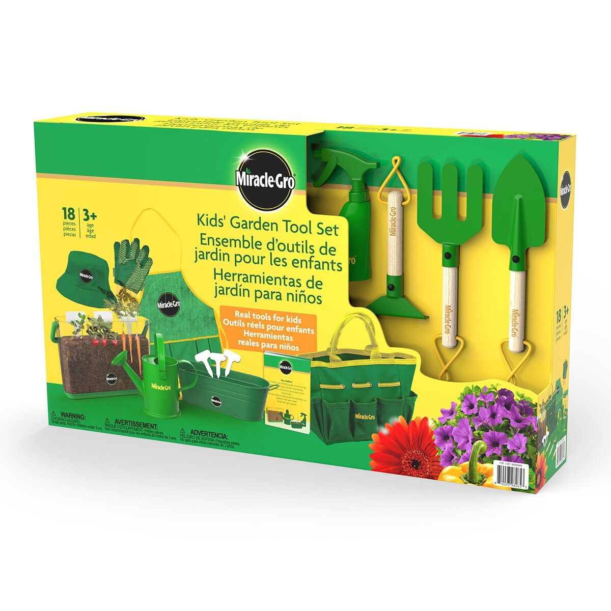 Miracle Gro Kids’ Garden Tool Set (3+ Years) GOODS Costco UK