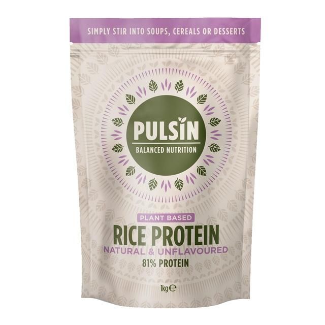 Pulsin Unflavoured Rice Protein Powder 1kg   1kg