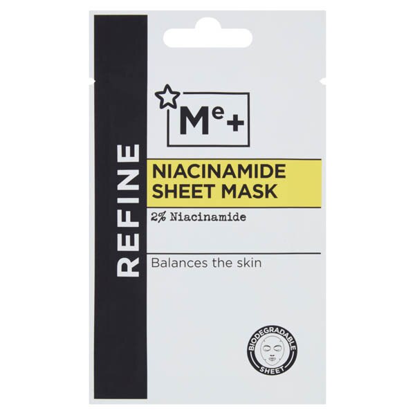 Superdrug Me+ Niacinamide Sheet Mask 20ml