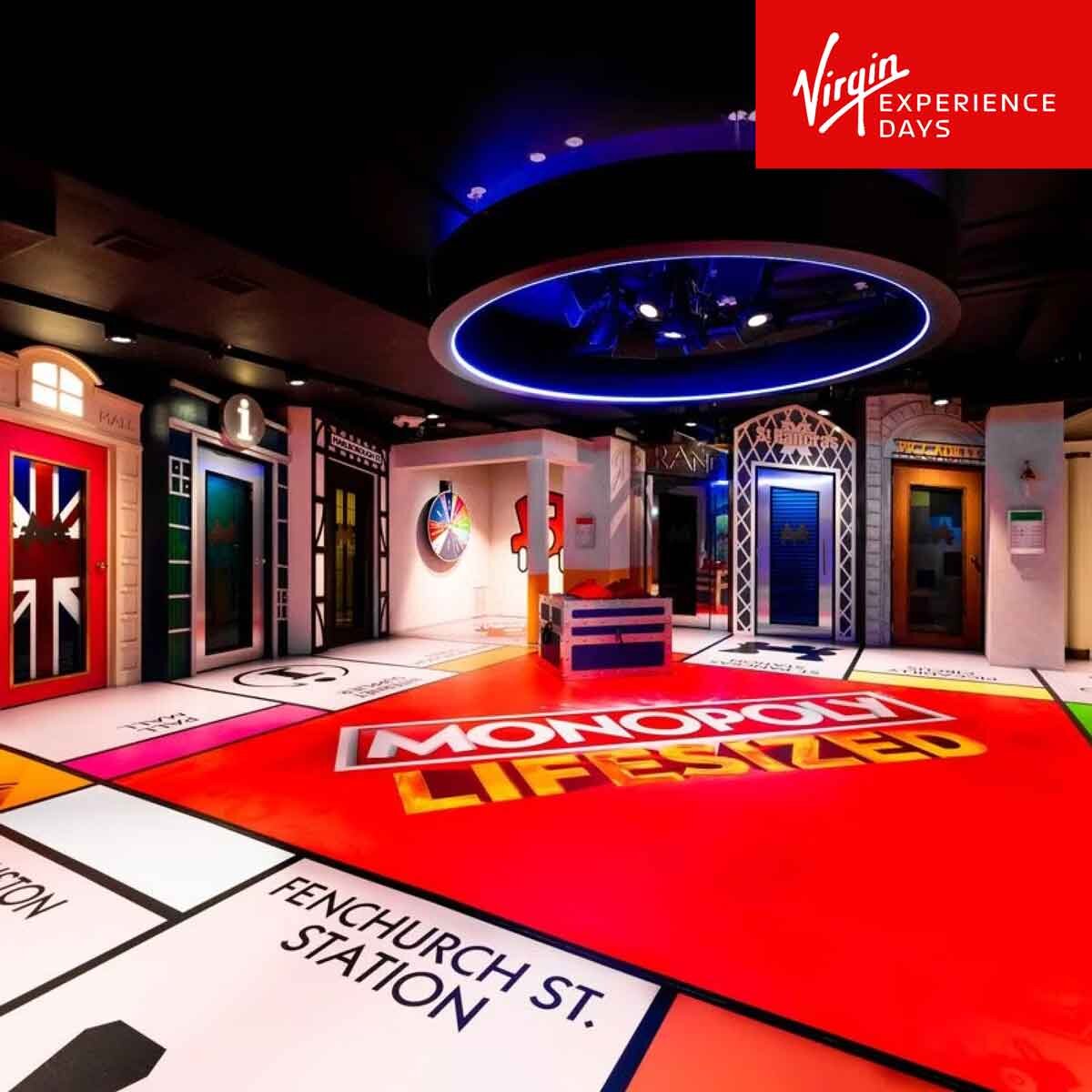 Virgin Experience Days Monopoly Lifesized Choice of All Boards Immersive Experience for Two – Peak (9+ Years) GOODS Costco UK