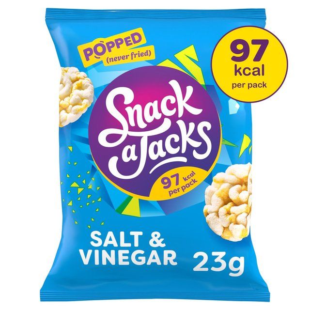 Snack a Jacks Salt &amp; Vinegar Rice Cakes   23g
