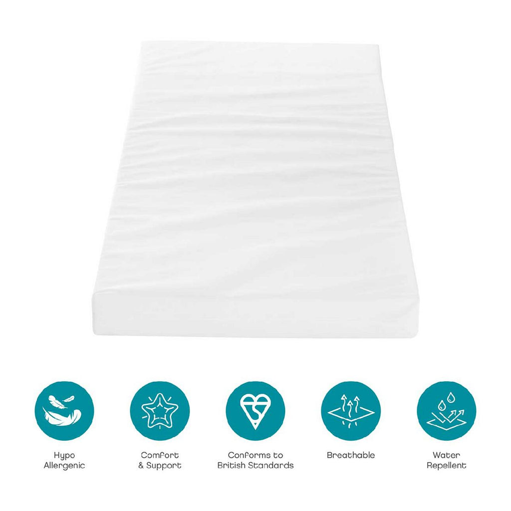 Tutti Bambini Eco Fibre Deluxe Cot Bed Mattress (70 x 140 cm)