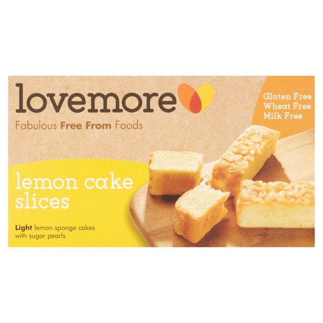 Lovemore Gluten Free Lemon Cake Slices   5 per pack