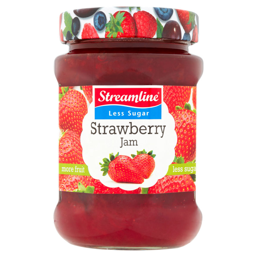 Streamline Less Sugar Strawberry Jam