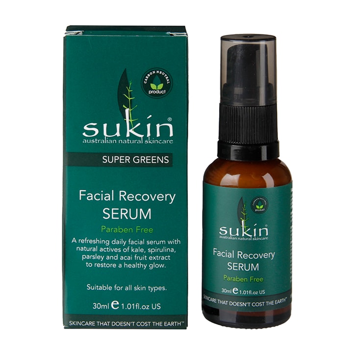 Sukin Super Greens Recovery Serum 30ml