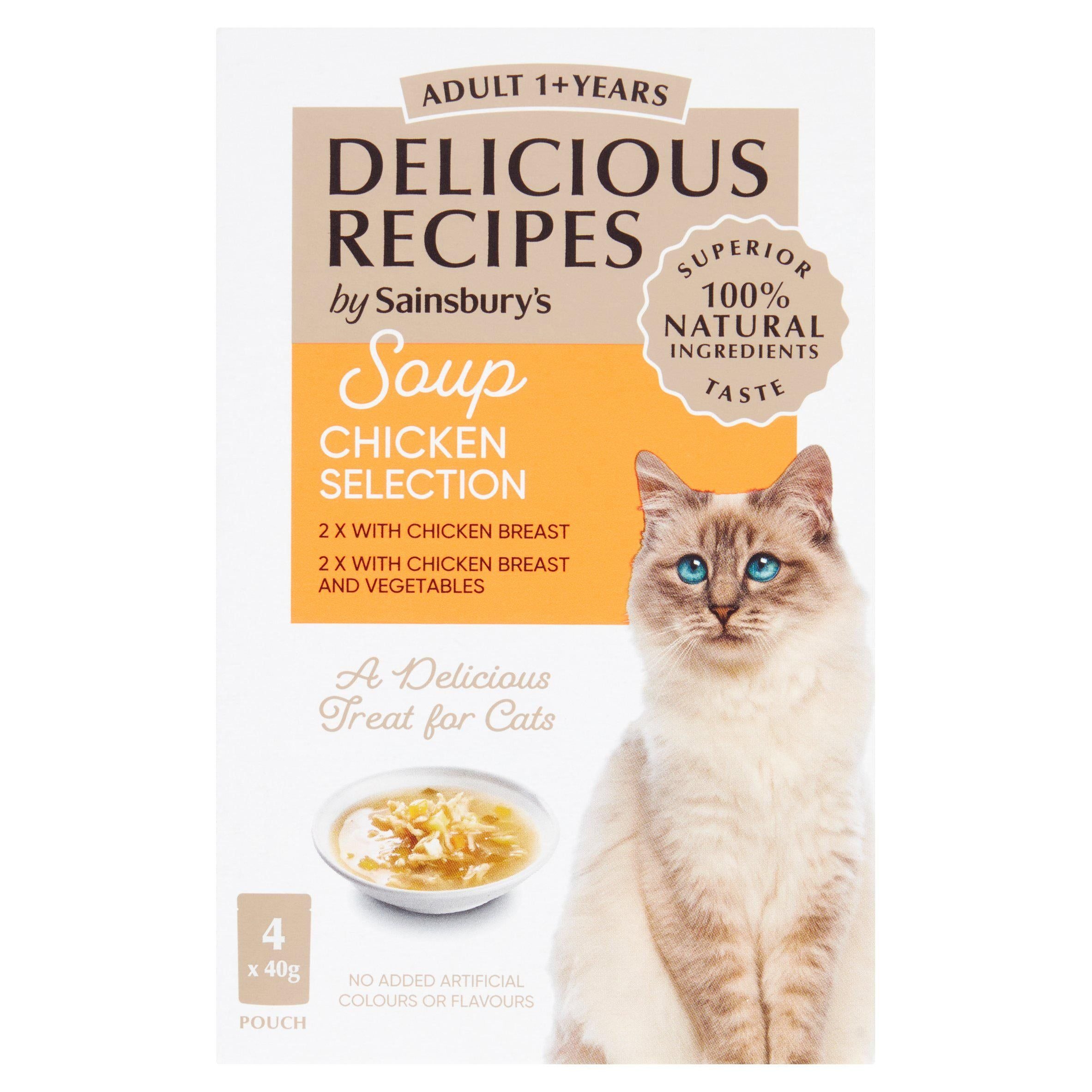 Sainsbury's Delicious Recipes Soup Chicken Selection Adult 1+ Years 4x40g GOODS Sainsburys   