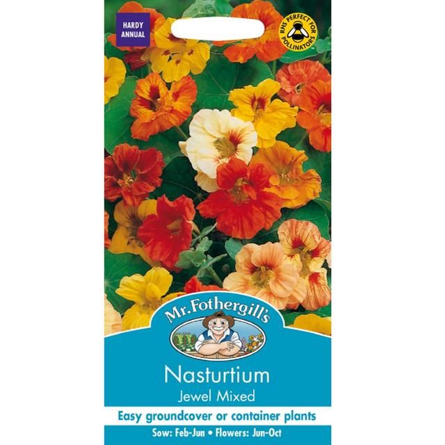 Mr Fothergills Seeds - Nasturtium Jewel Mixed