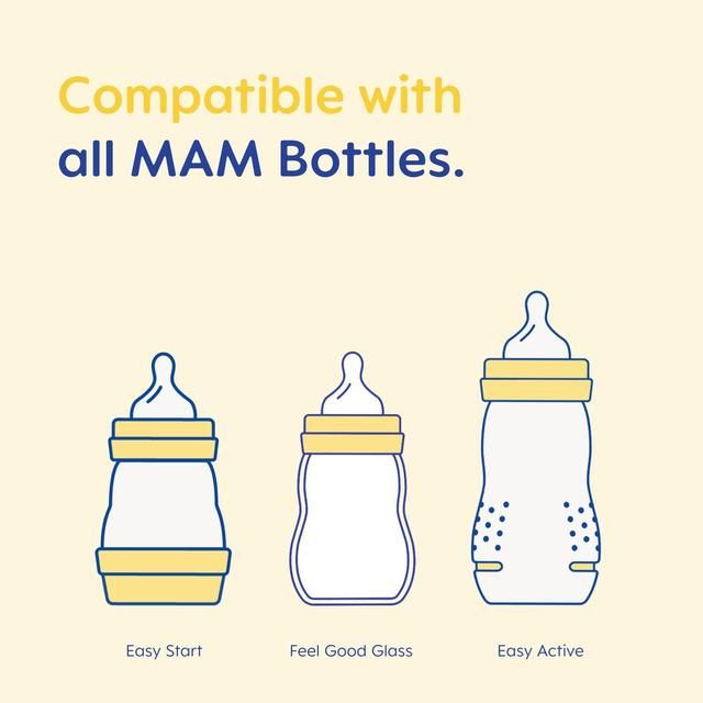 MAM Silicone Cross Cut Bottle Teats 6+ Months   2 per pack GOODS M&S   