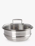 Le Creuset 3-Ply Stainless Steel Multi-Steamer with Glass Lid, 22cm