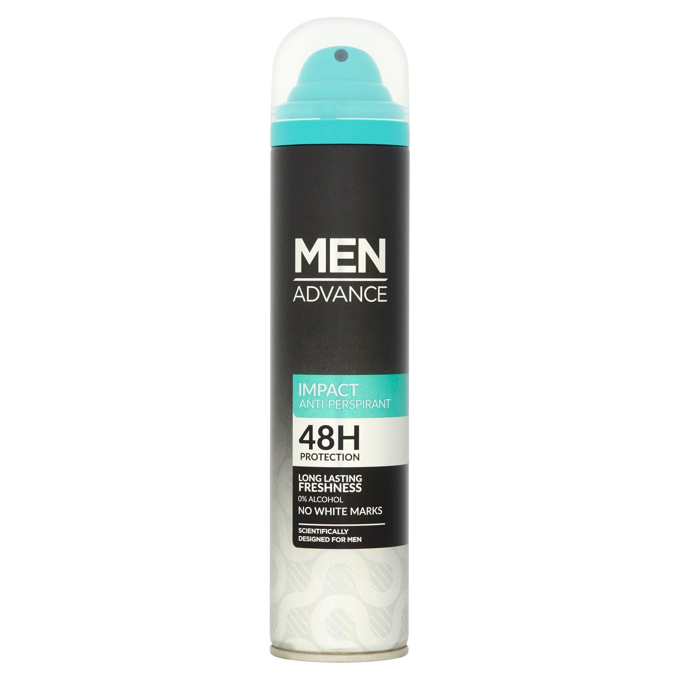 Men Advanced Anti-Perspirant Deodorant, Impact 250ml deodorants & body sprays Sainsburys   