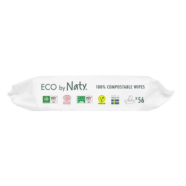 Naty Eco Wipes with Aloe Vera   56 per pack GOODS M&S   