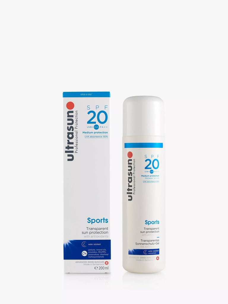 Ultrasun SPF 20 Sports Sun Gel, 200ml