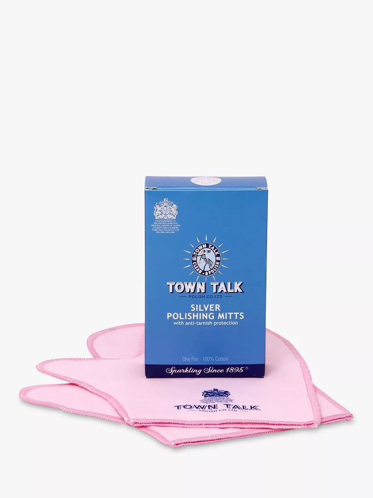 Town Talk Incredible Anti-Tarnish Silver Polishing Mitts, Pair