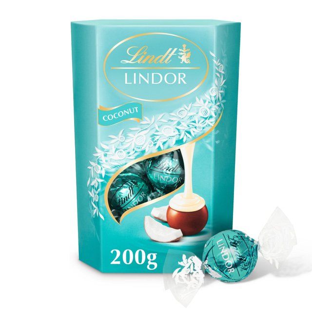 Lindt Lindor Coconut Chocolate Truffles   200g GOODS M&S   