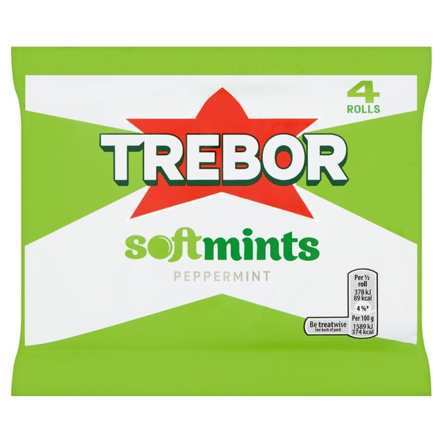 Trebor Softmints Peppermint Mint Rolls   179g