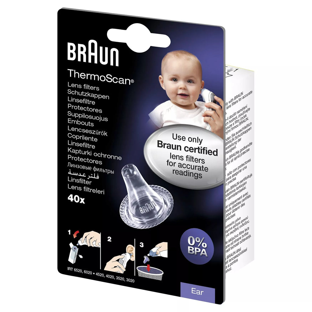 Braun LF40 ThermoScan Lens Filters, Pack of 40