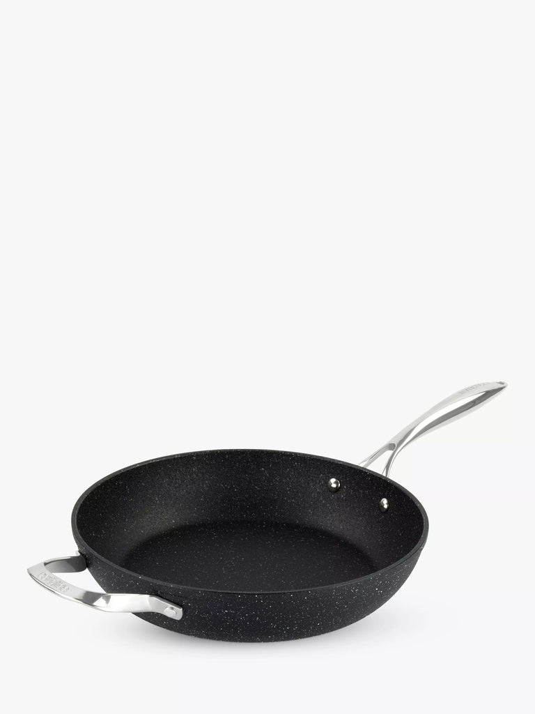 Eaziglide Neverstick2 Aluminium Non-Stick Open Frying Pan, 30cm