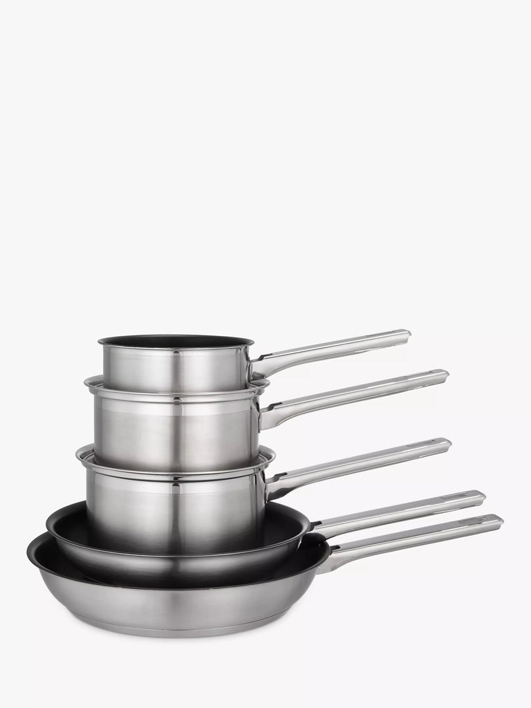 John Lewis Classic Pan Set, 5 Piece