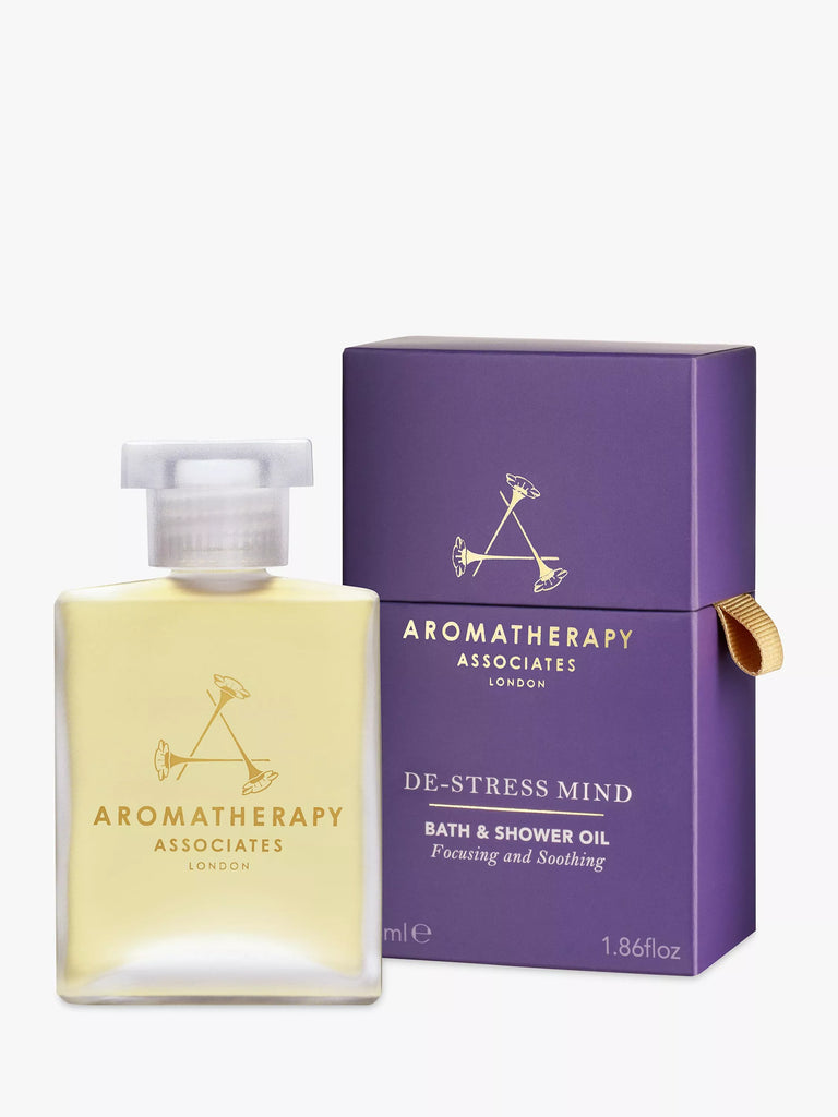 Aromatherapy Associates De-Stress Mind Bath & Shower Oil, 55ml