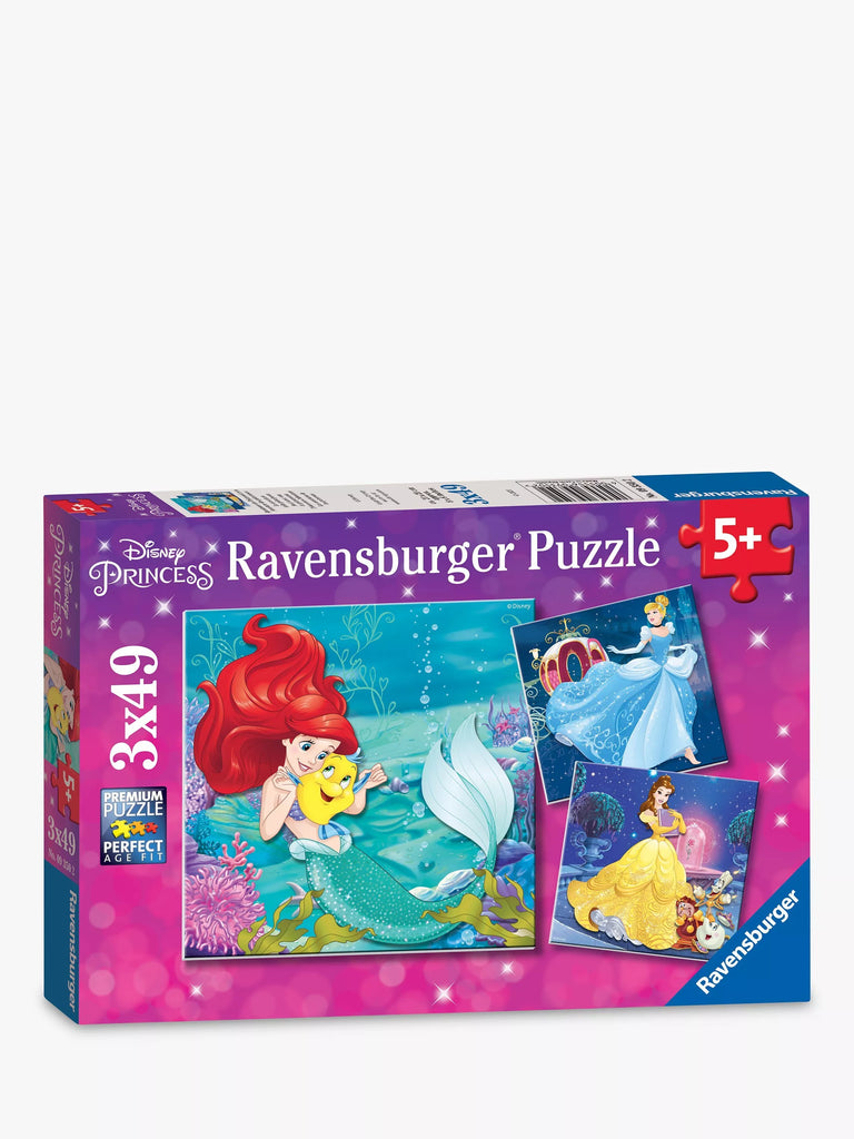 Ravensburger Disney Princess Jigsaw Puzzles, Box of 3