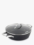 Eaziglide Neverstick2 Aluminium Non-Stick Shallow Casserole and Lid, 28cm