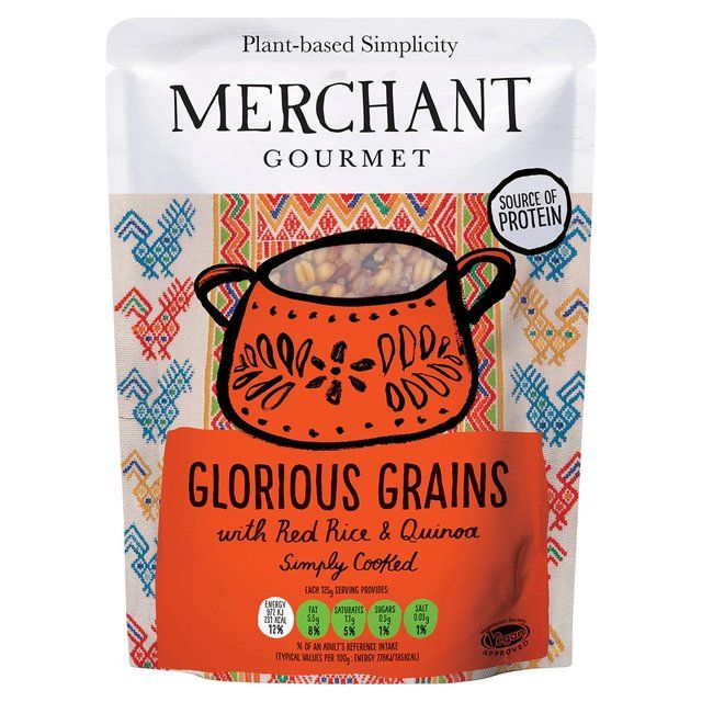 Merchant Gourmet Glorious Grains with Red Rice & Quinoa   250g