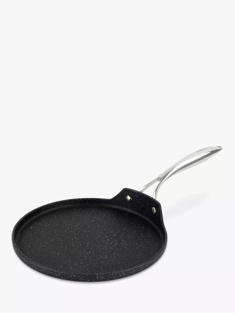 Eaziglide Neverstick2 Aluminum Non-Stick Pancake Pan, 25cm, Black