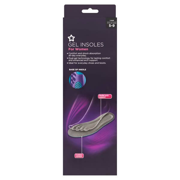 Superdrug Everyday Gel insoles Women