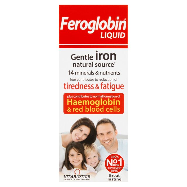 Vitabiotics Feroglobin Iron Minerals & B Vitamins Liquid    200ml GOODS M&S   