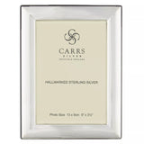 Carrs Berkeley Plain Photo Frame, Sterling Silver