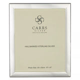 Carrs Berkeley Plain Photo Frame, Sterling Silver