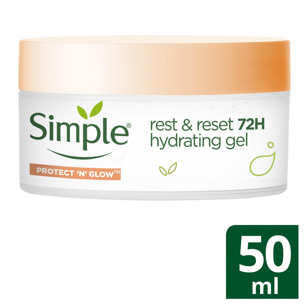 Simple Protect N Glow 72h Hydrating Gel Rest & Reset 50ml