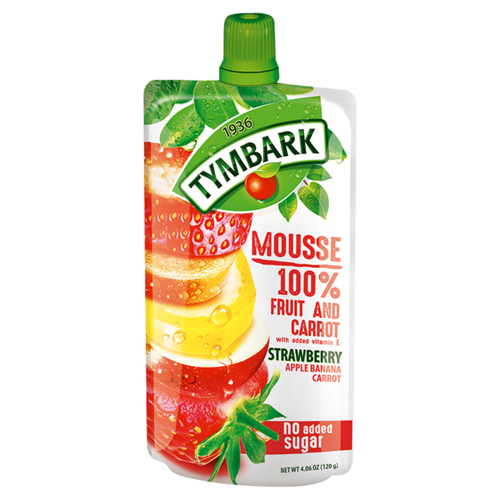 Tymbark Mousse 100% Fruit & Carrot 120g